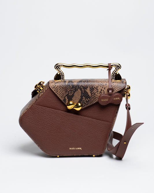 Aisa Handbag Brown
